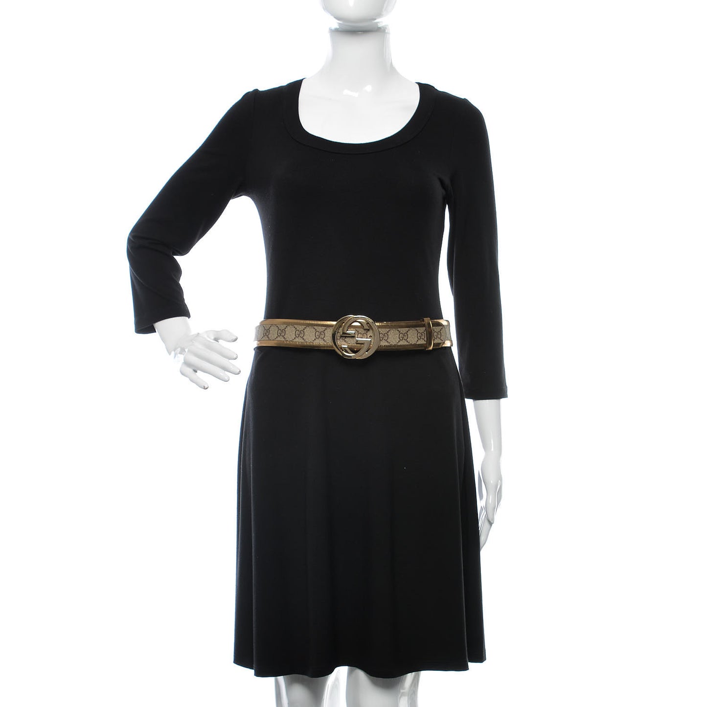 Monogram Interlocking G Belt 85 34 Gold