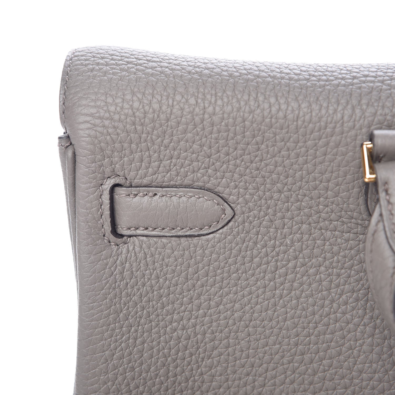 Hermes Taurillon Clemence Kelly Ado Backpack Etain 17 of 26
