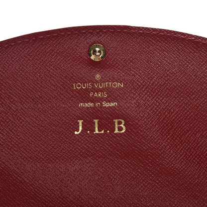 Louis Vuitton Damier Ebene Caissa Wallet Cherry 5 of 8