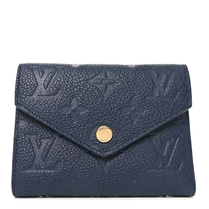 Louis Vuitton Empreinte Victorine Wallet Navy 1 of 6