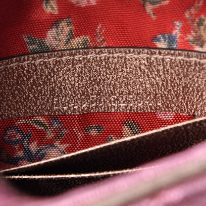 Gucci Laminated Nappa Trapuntata Mini Zumi Dome Shoulder Bag Rosa Lago Rame 7 of 8