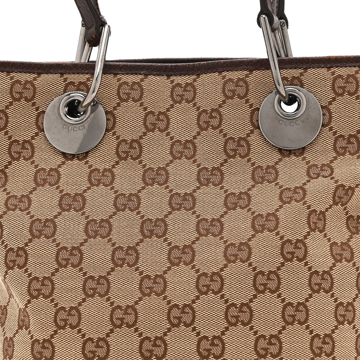 Gucci Monogram Small Eclipse Tote Brown 8 of 11