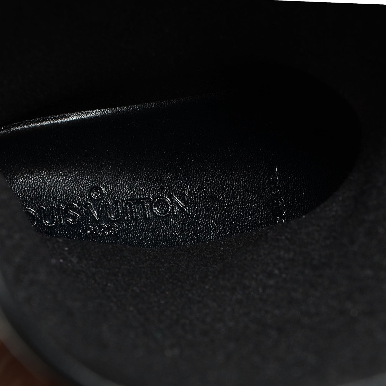 Louis Vuitton Rubber Embossed Monogram Splash Rain Boots 39 Black 7 of 8