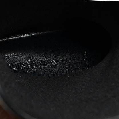Louis Vuitton Rubber Embossed Monogram Splash Rain Boots 39 Black 7 of 8