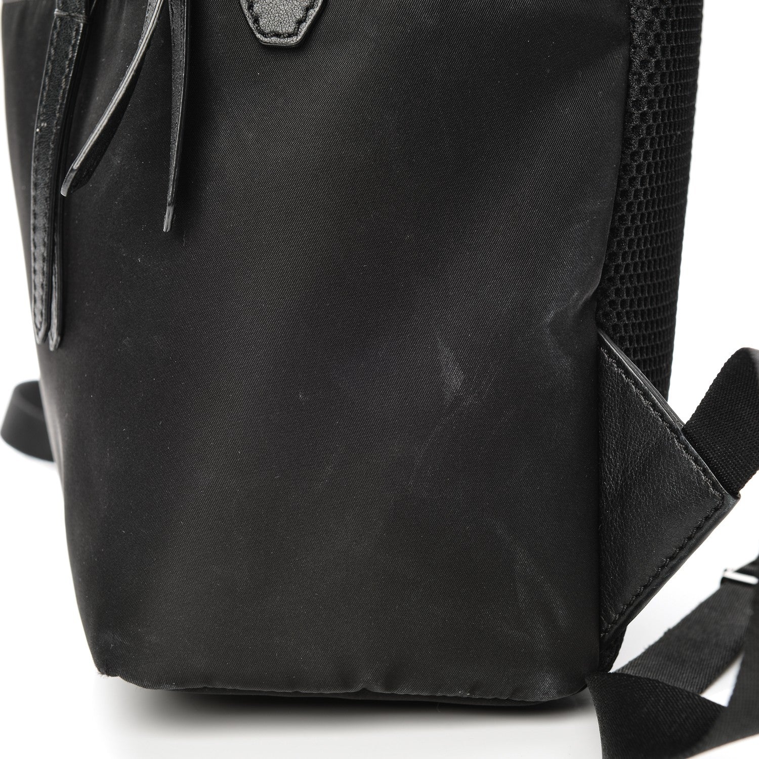 Fendi Nylon Vitello Fox Goat Fur Monster Eyes Mini Backpack Black Multicolor Sky 13 of 14