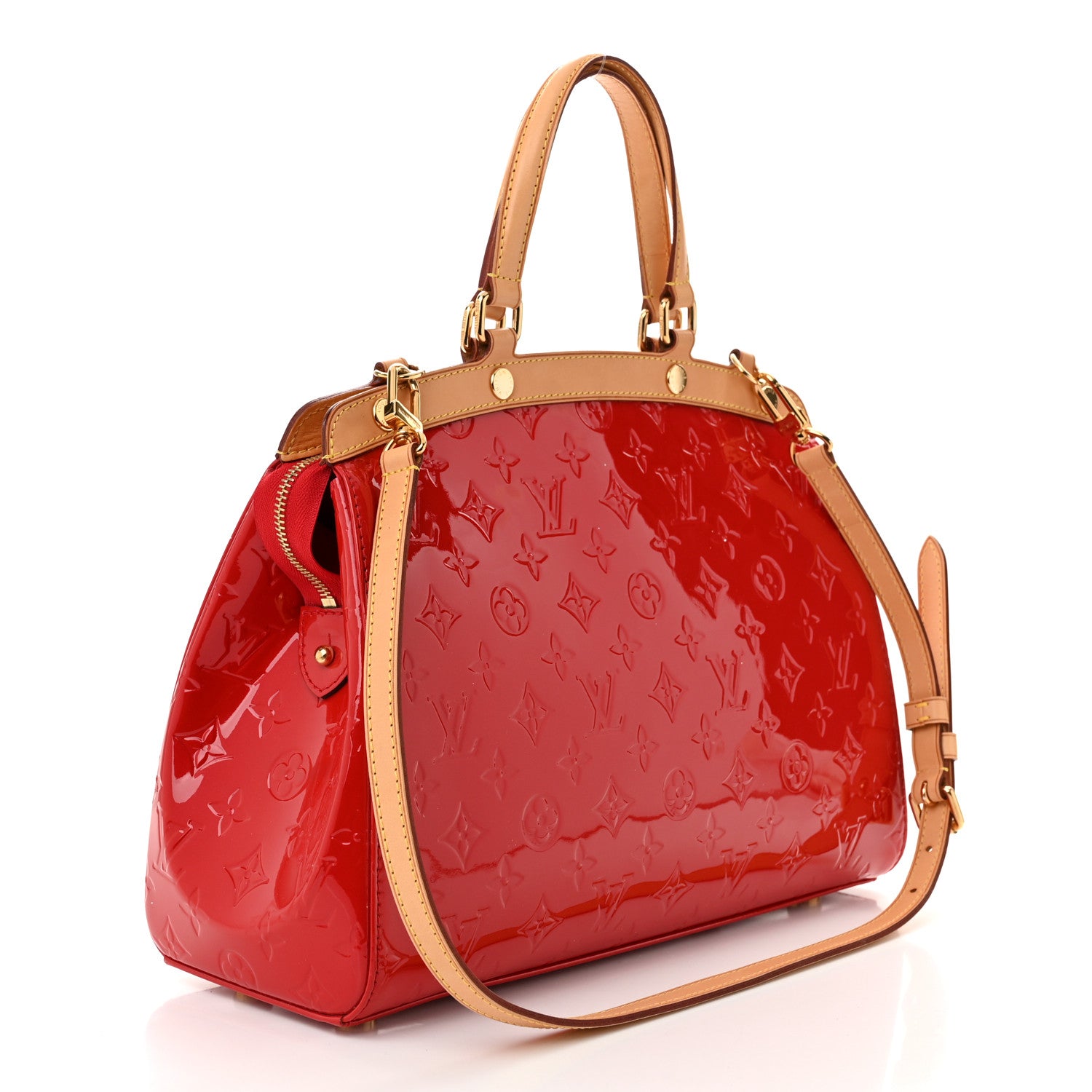 Louis Vuitton Vernis Brea MM Cerise 3 of 10
