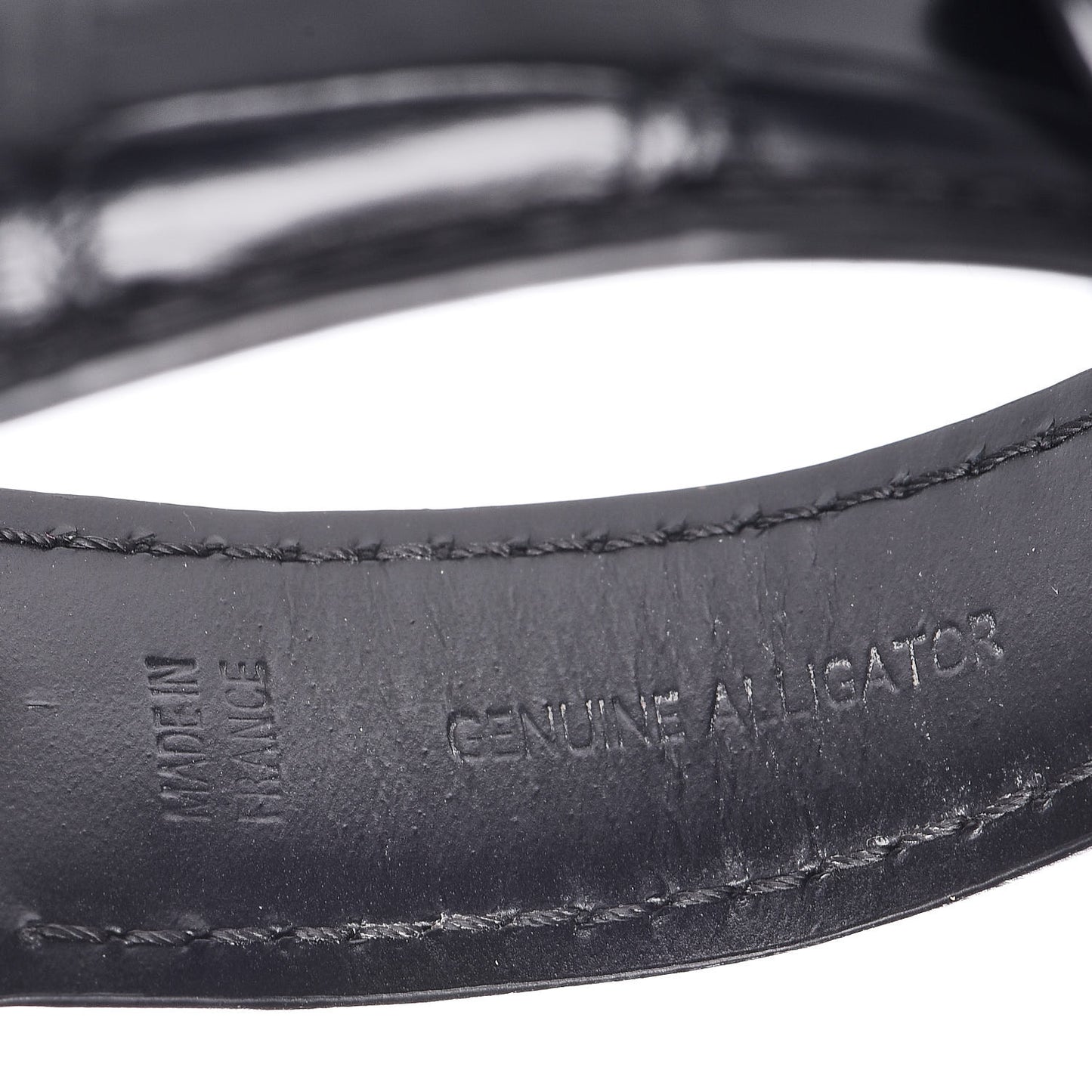 Stainless Steel Alligator 39mm Tambour Quartz Watch