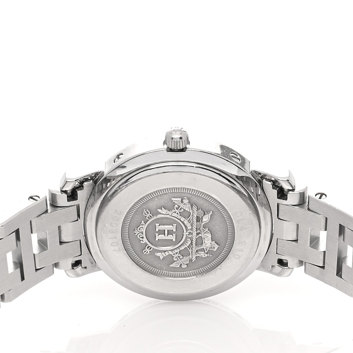 Stainless Steel 24mm Clipper Quartz Watch White