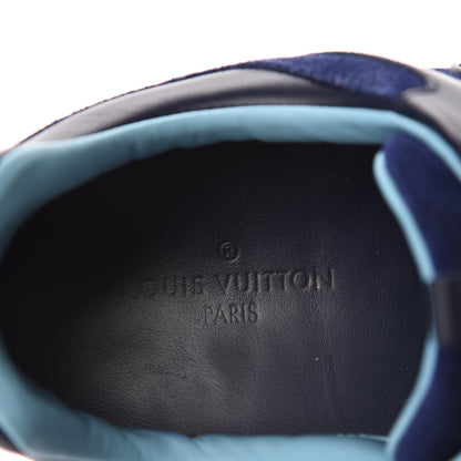 Louis Vuitton Suede Run Away Sneakers 38.5 Blue 7 of 9