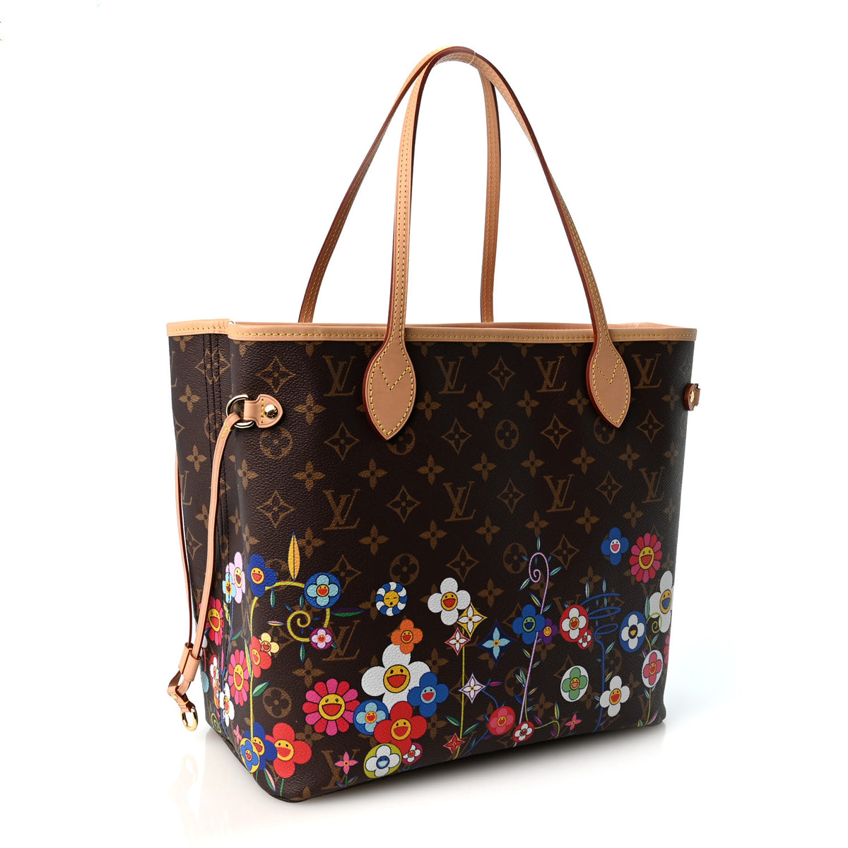 LV X TM Monogram Flowers Neverfull MM