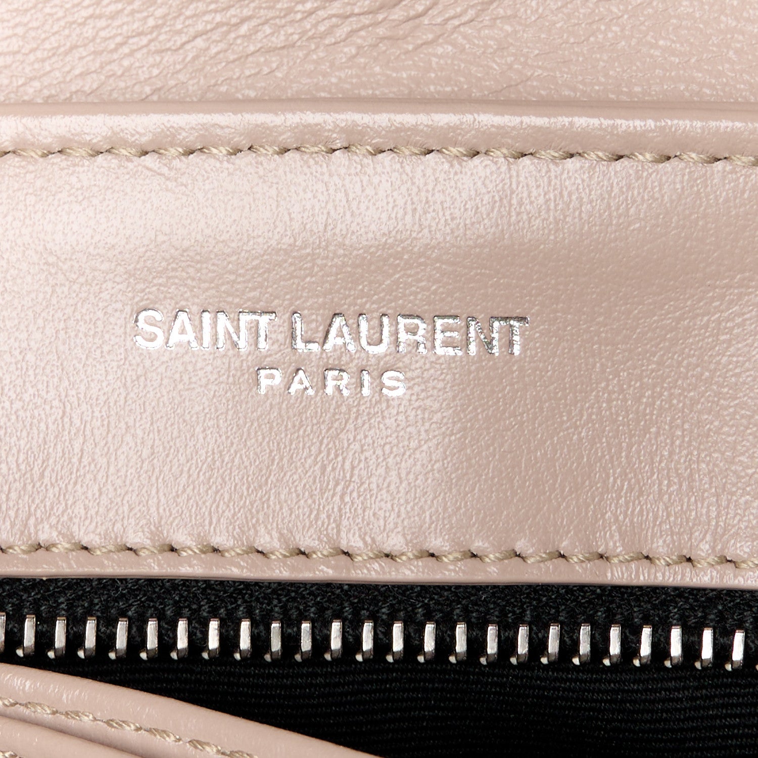 Saint Laurent Calfskin Y Quilted Monogram Toy Loulou Crossbody Bag Light Natural 6 of 11