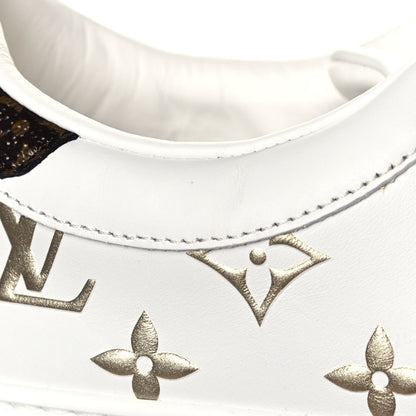 Louis Vuitton Monogram Time Out Sneakers 38 Gold 9 of 10