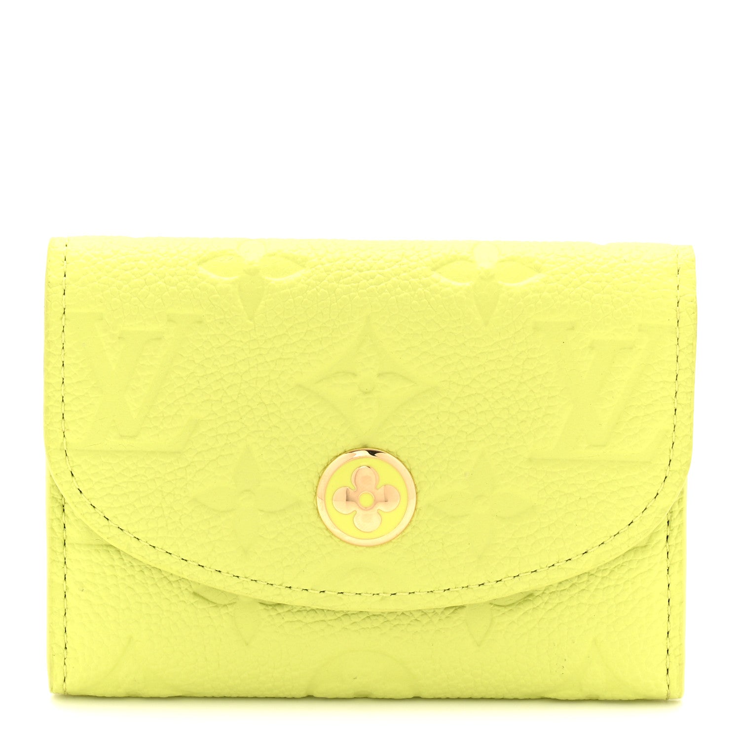 Louis Vuitton Empreinte Rosalie Coin Purse Zesty Lime 1 of 7