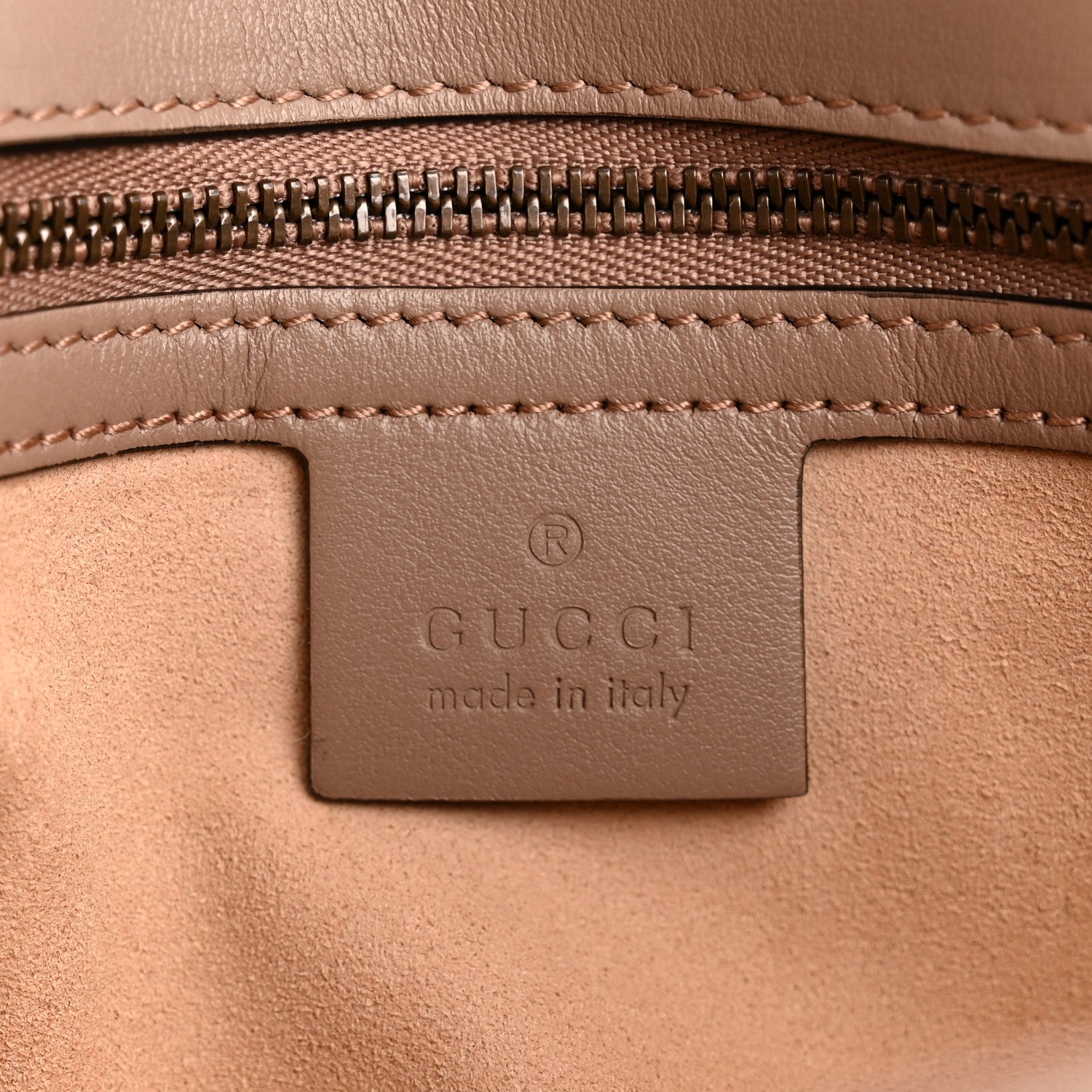Gucci Calfskin Matelasse Small GG Marmont Shoulder Bag Porcelain Rose 6 of 12