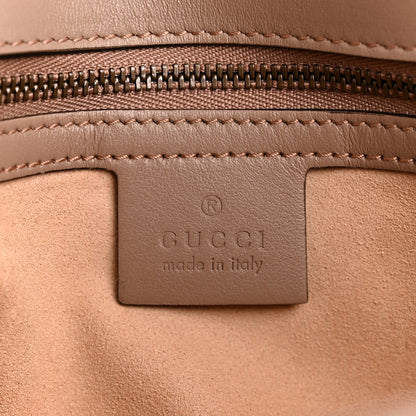 Gucci Calfskin Matelasse Small GG Marmont Shoulder Bag Porcelain Rose 6 of 12