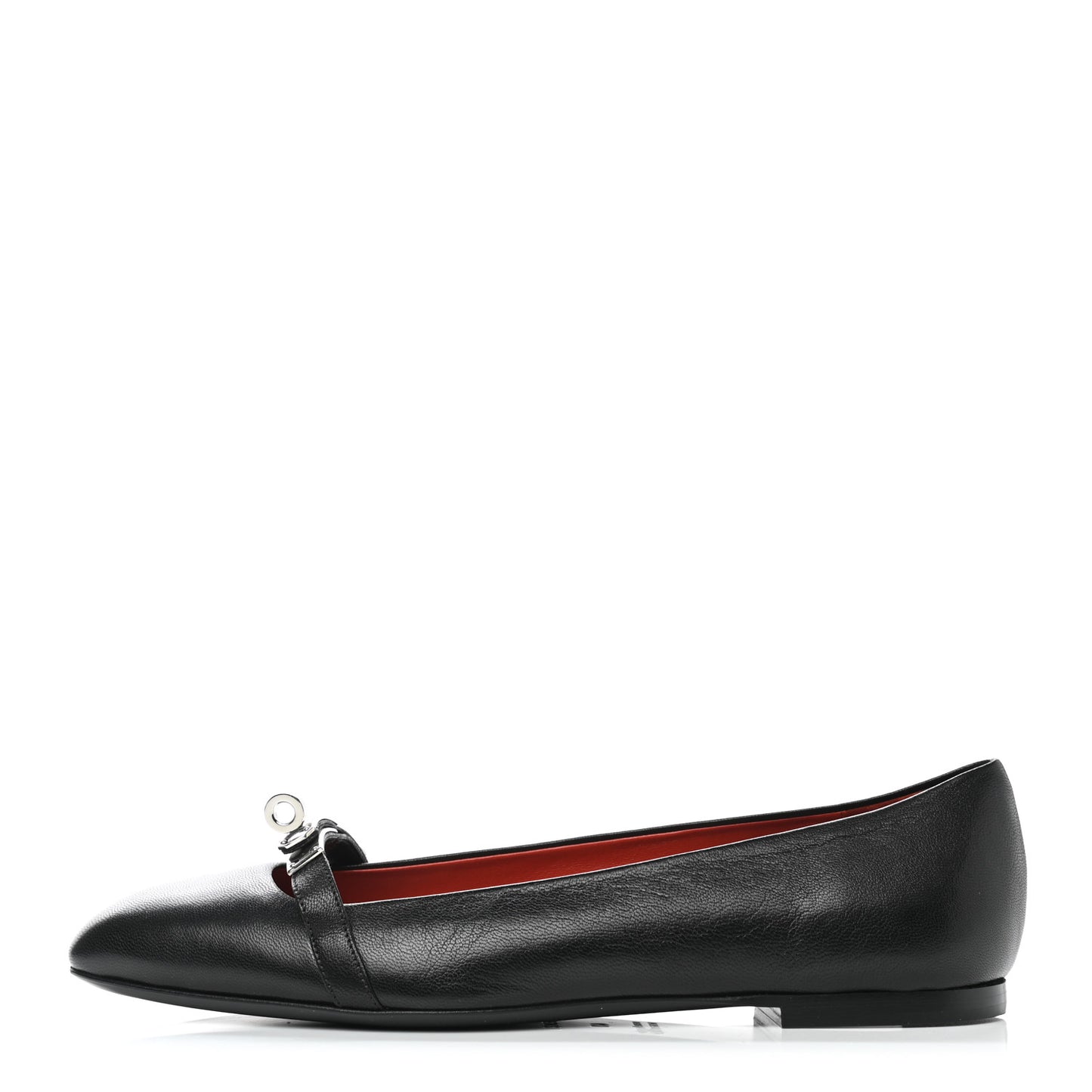 Goatskin Bilbao Ballerina Flats 40 Black