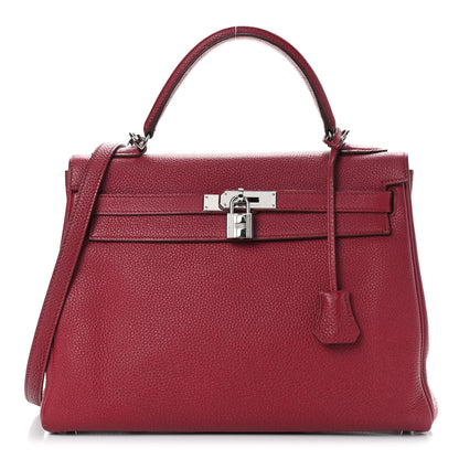 Hermes Togo Kelly Retourne 32 Rubis 1 of 25