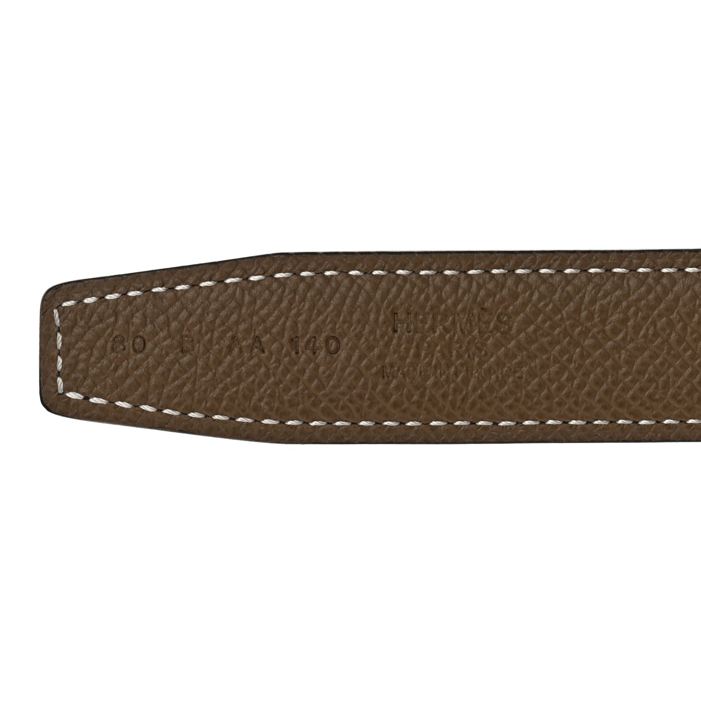 Swift Epsom 24mm H Cursives Belt 75 30 Black Etoupe