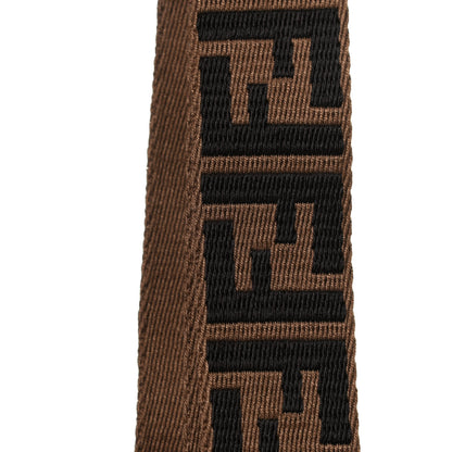 Fendi Nylon Dolmias Vitello Grace FF East West Messenger Military Brown Tortora 5 of 7