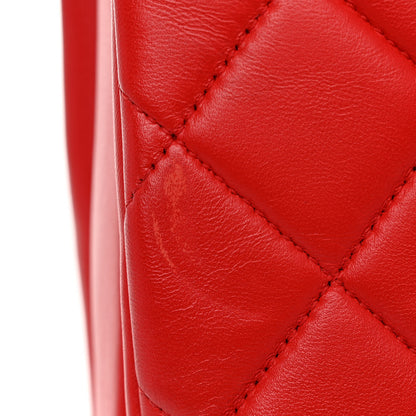 Chanel Lambskin Quilted Small Trendy CC Flap Dual Handle Bag Red 12 of 12