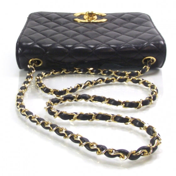 Chanel Lambskin Quilted Small Flap Navy 5 of 12