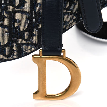 Christian Dior Oblique Saddle Belt Bag Blue 8 of 8