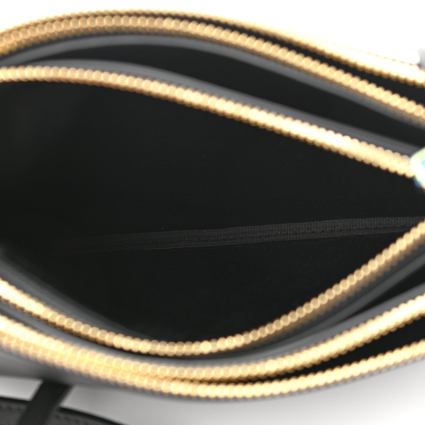 Lambskin Small Trio Crossbody Bag Black