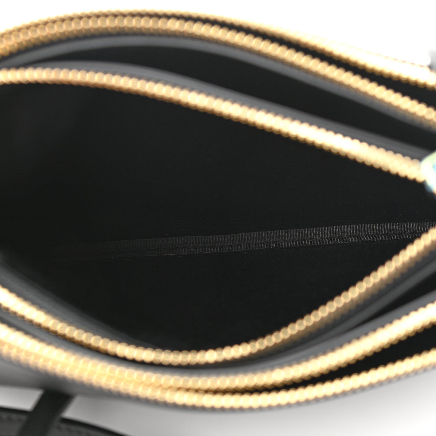 Celine Lambskin Small Trio Crossbody Bag Black 6 of 12
