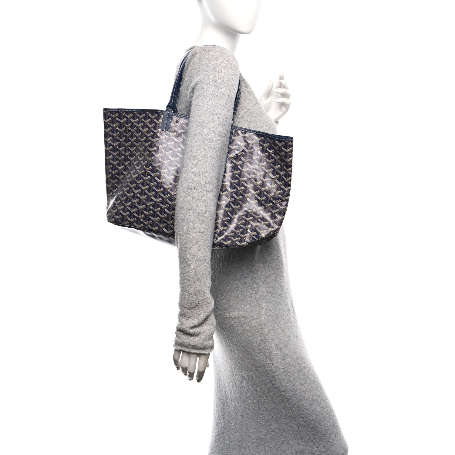 Goyard Goyardine Saint Louis PM Navy 2 of 12