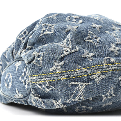 Louis Vuitton Monogram Denim Pleaty Blue 8 of 9