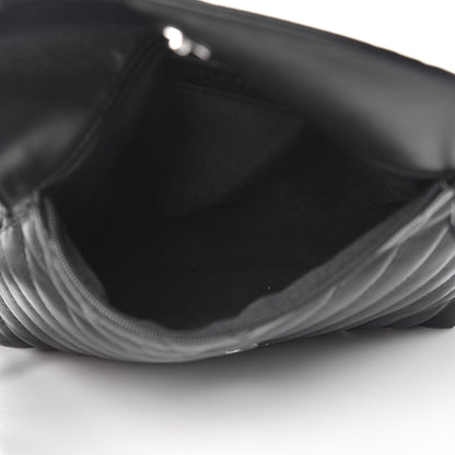 Chanel Calfskin Chevron Waist Belt Bag Black 5 of 10