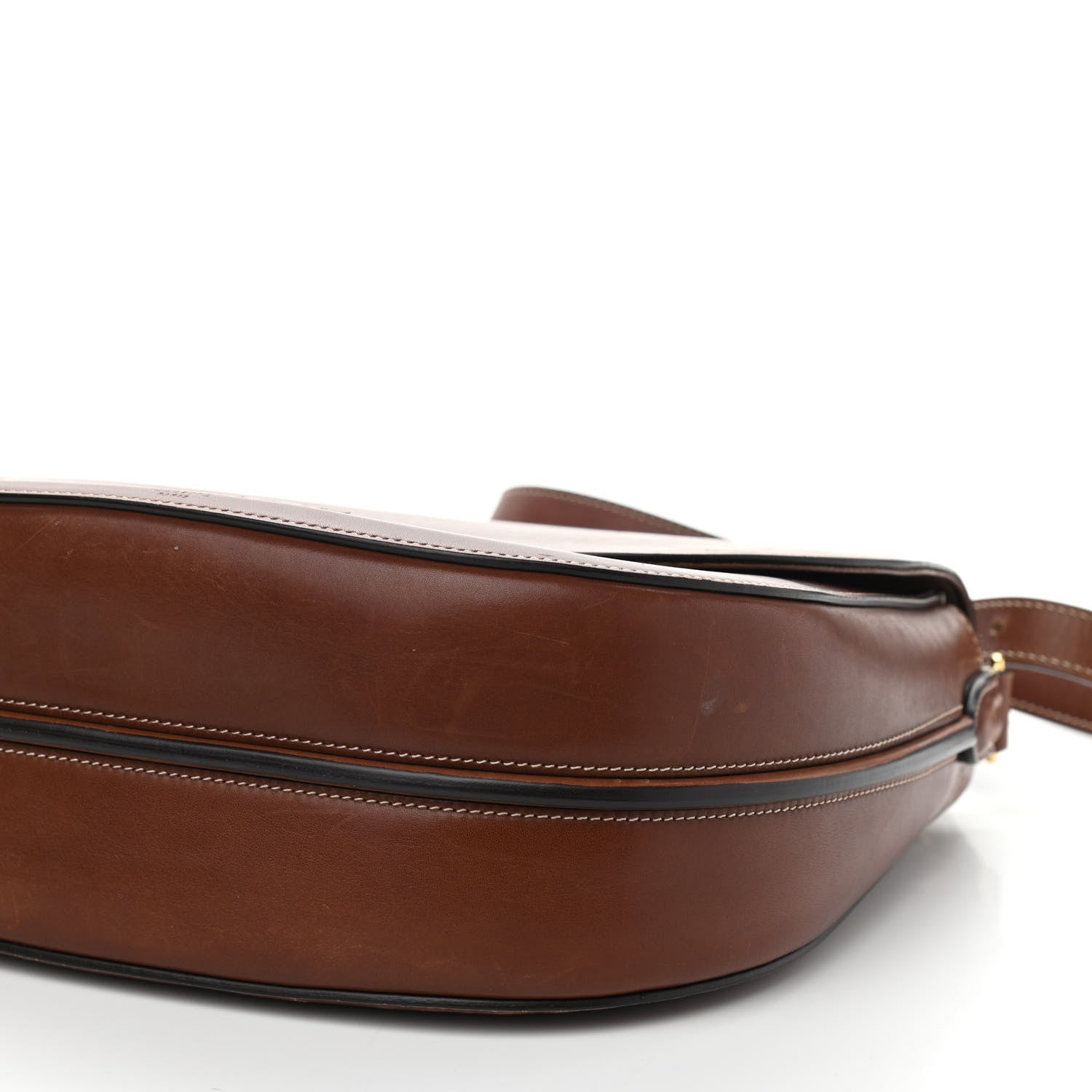 Celine Supersoft Calfskin Medium Trotteur Chestnut 9 of 11