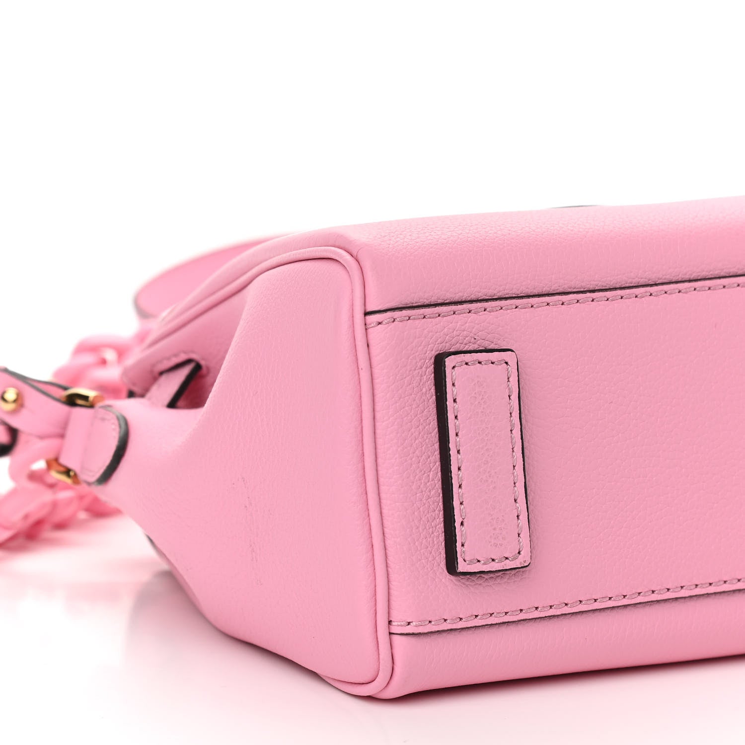 Versace Grained Calfskin Medusa Small Top Handle Handbag Pink 5 of 9