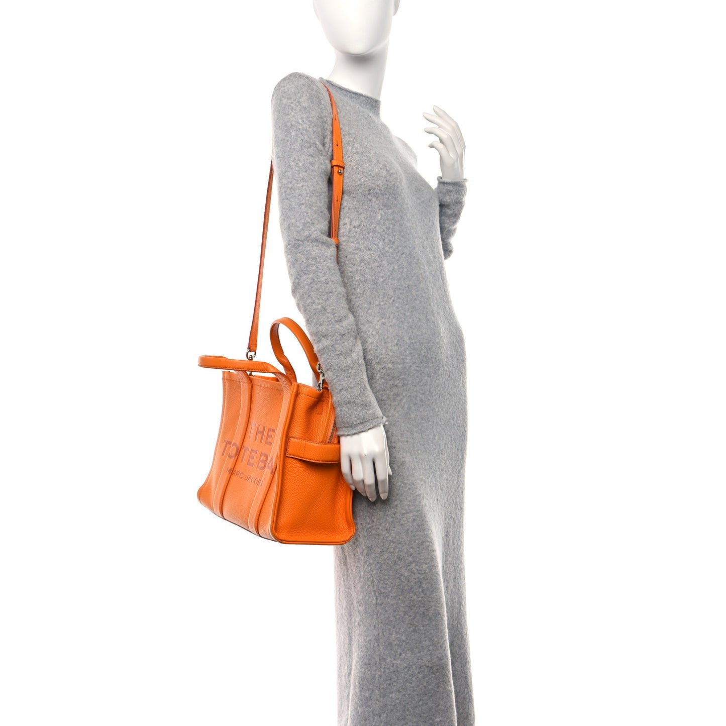 Grained Calfskin Medium The Tote Bag Artisan Gold