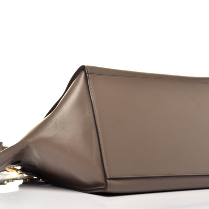 Celine Smooth Calfskin Medium Trapeze Souris 8 of 9