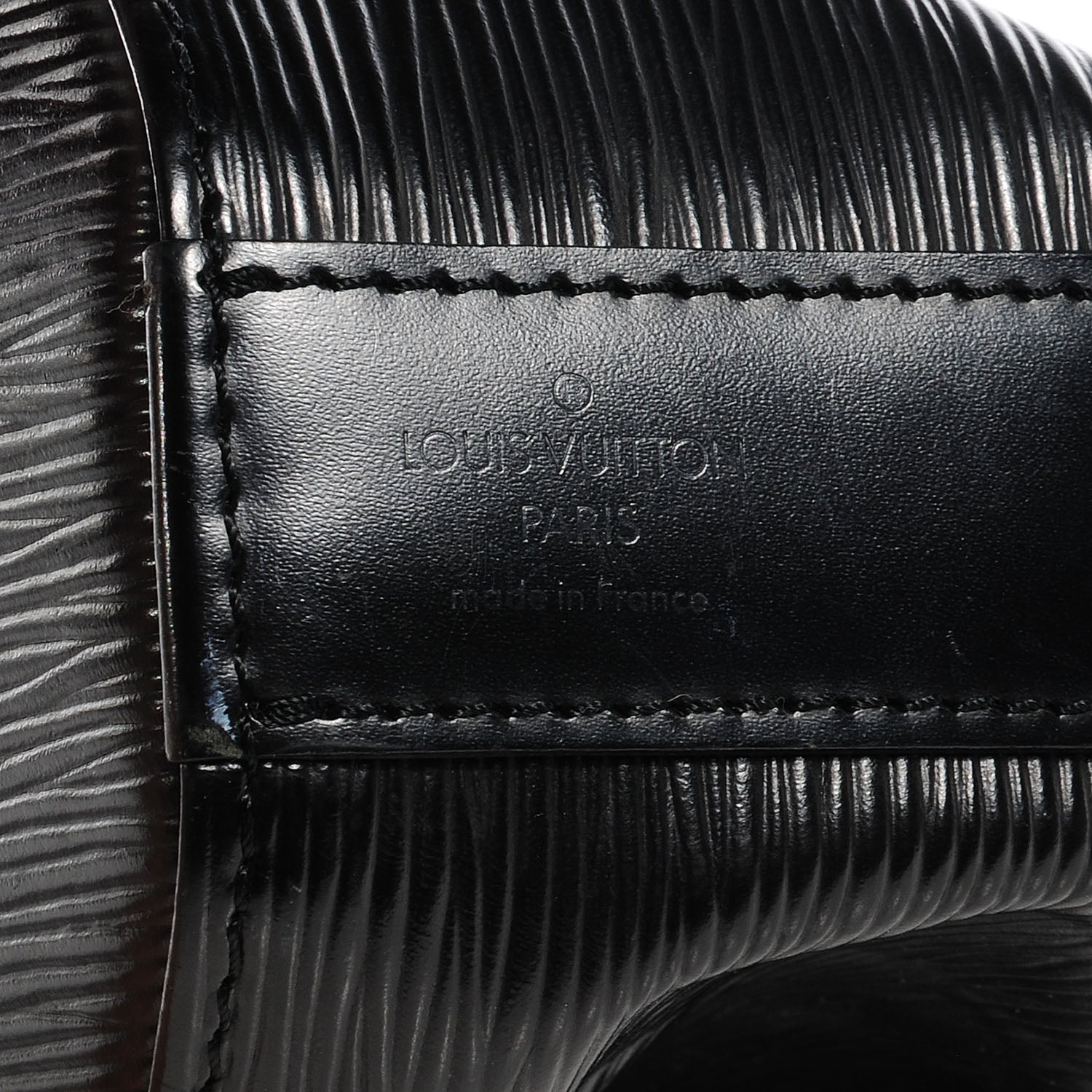 Louis Vuitton Epi Sac D'Epaule Black 6 of 7