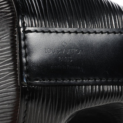 Louis Vuitton Epi Sac D'Epaule Black 6 of 7
