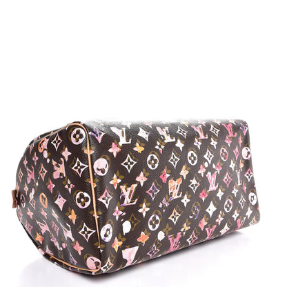 Louis Vuitton Watercolor Aquarelle Speedy 35 Brown 4 of 7