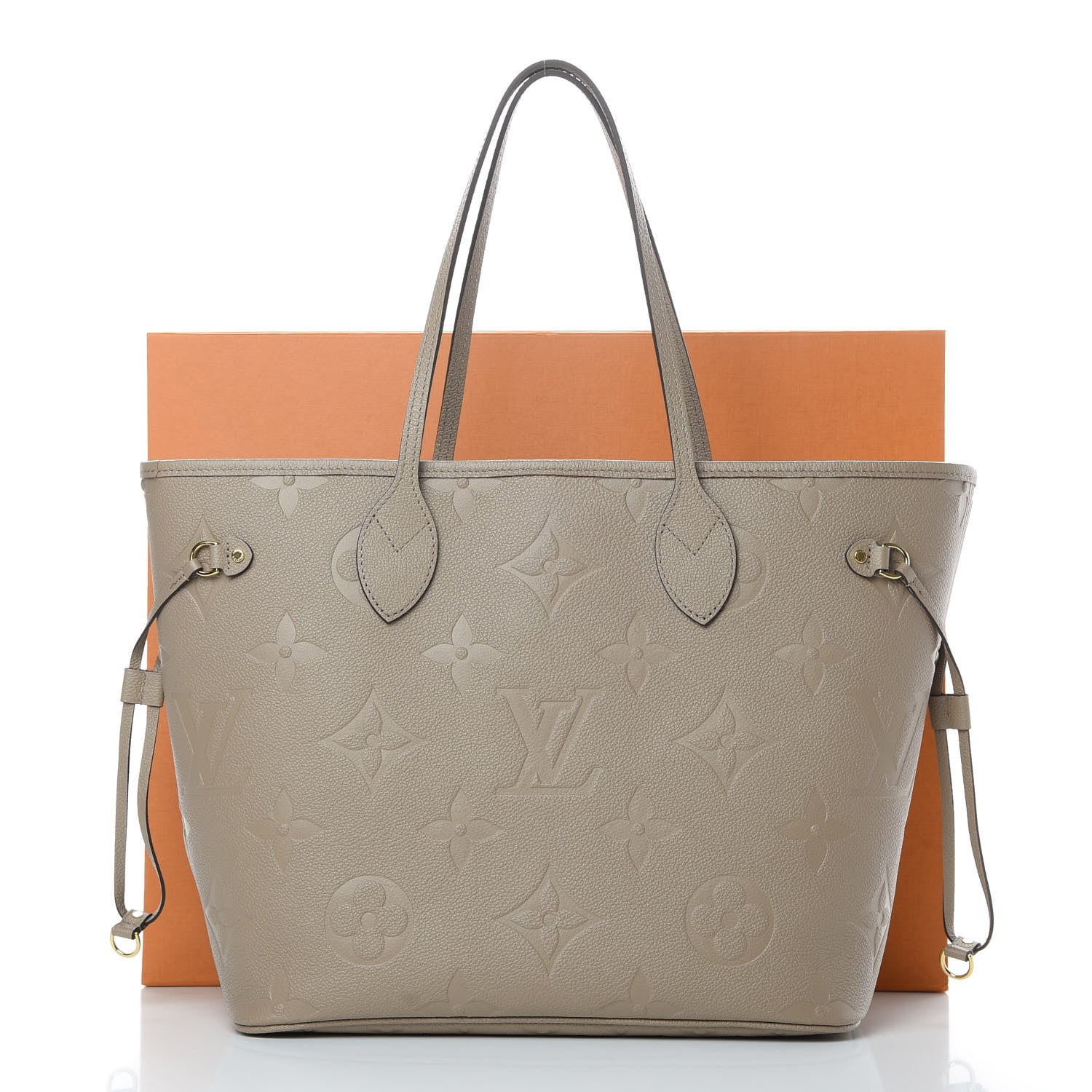 Louis Vuitton Empreinte Monogram Giant Neverfull MM Tourterelle 11 of 11