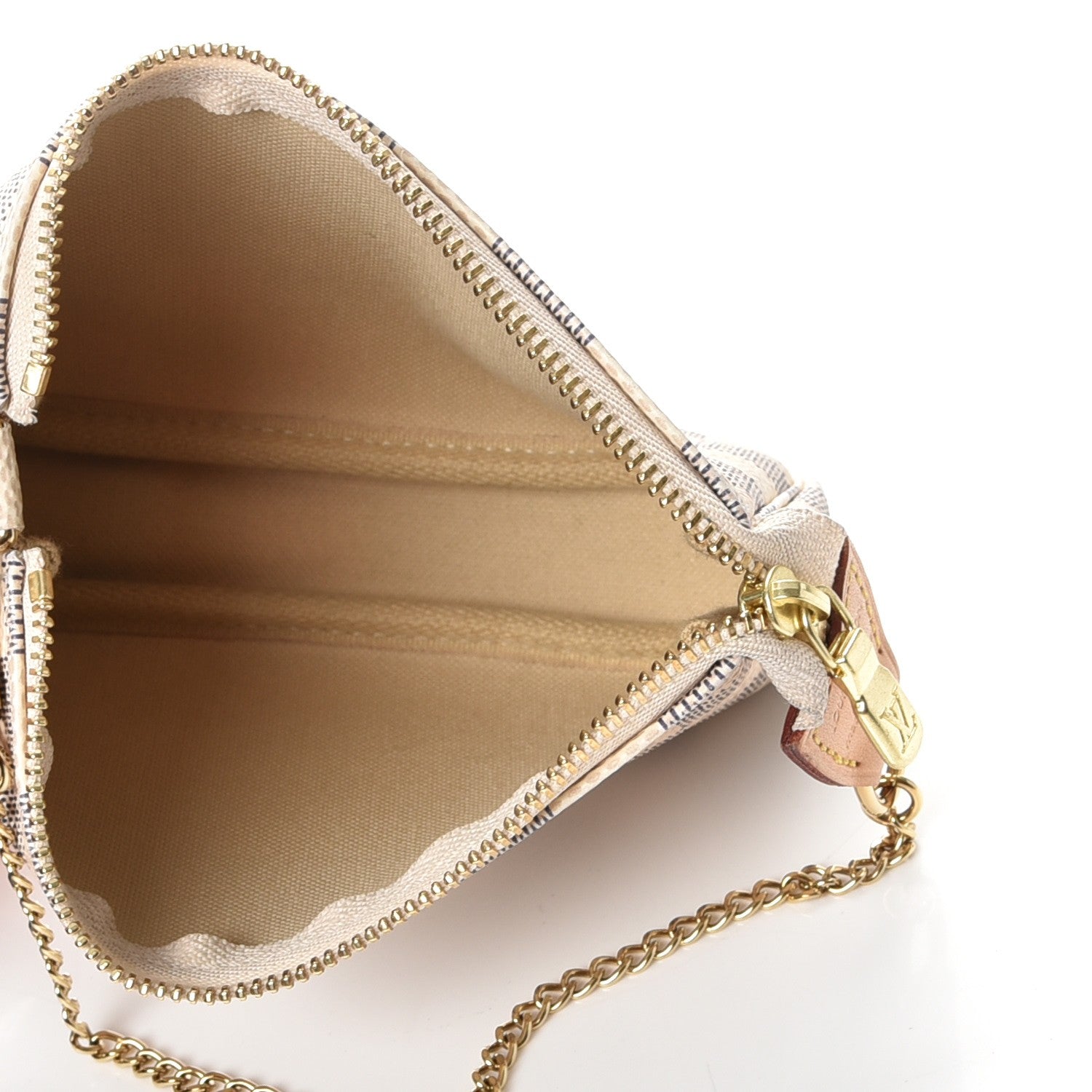 Louis Vuitton Damier Azur Mini Pochette Accessories 5 of 9