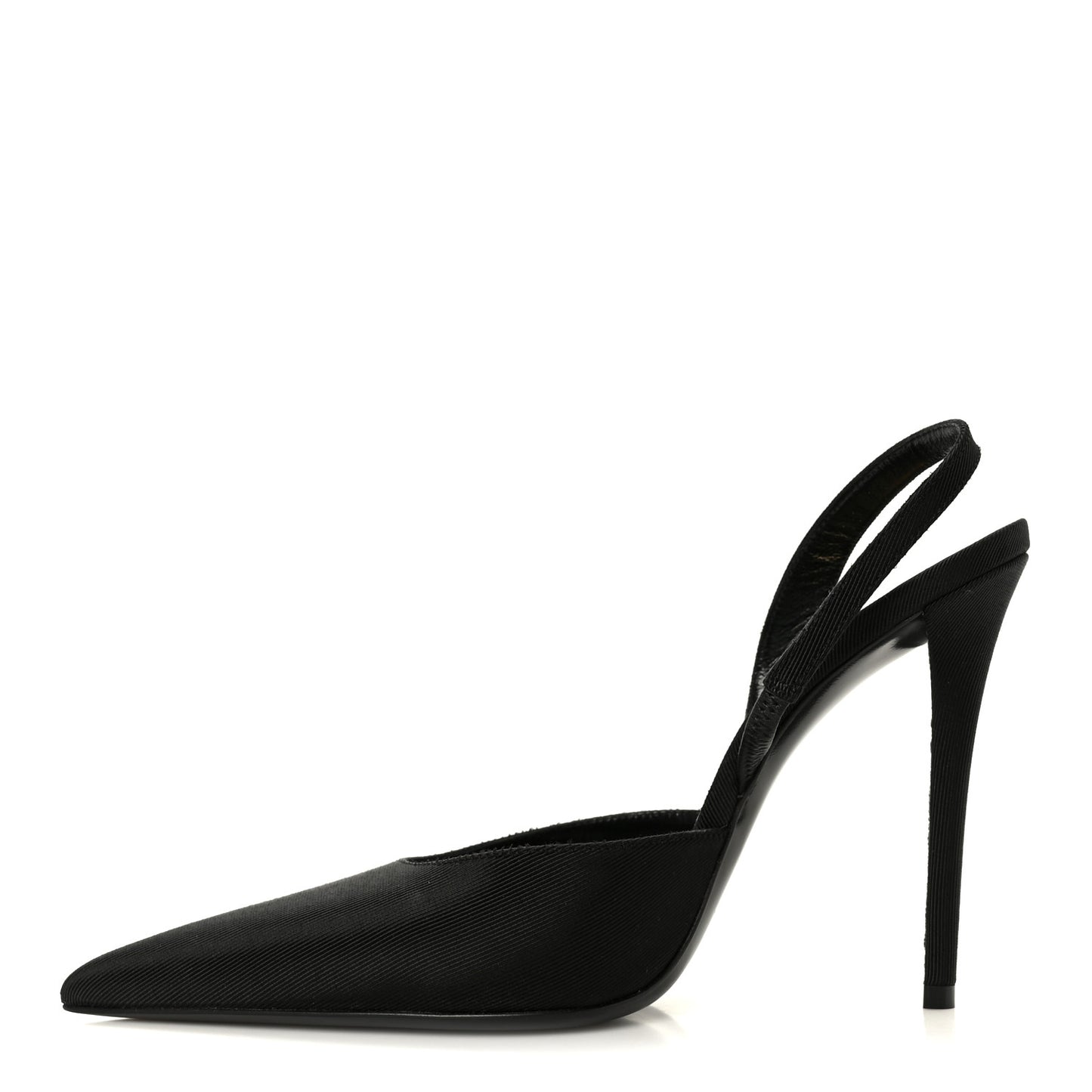 Grosgrain Penelope Slingback Pump 38 Black