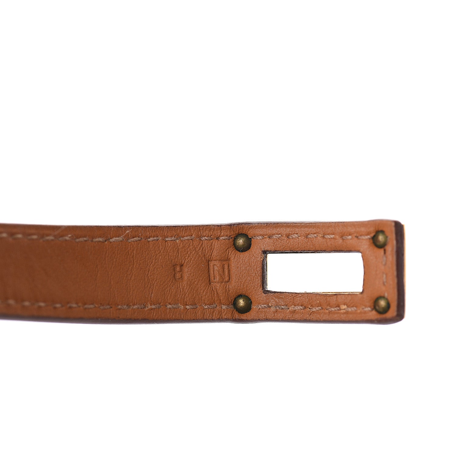 Hermes Barenia Kelly Double Tour Bracelet M Fauve 4 of 4