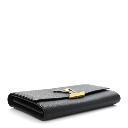 Louis Vuitton Taurillon Capucines Wallet Black 4 of 7