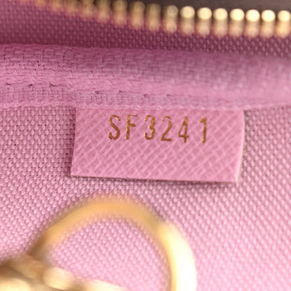 Louis Vuitton Monogram 2021 Christmas Animation Japanese Garden Mini Pochette Accessories Wisteria Pink 8 of 9