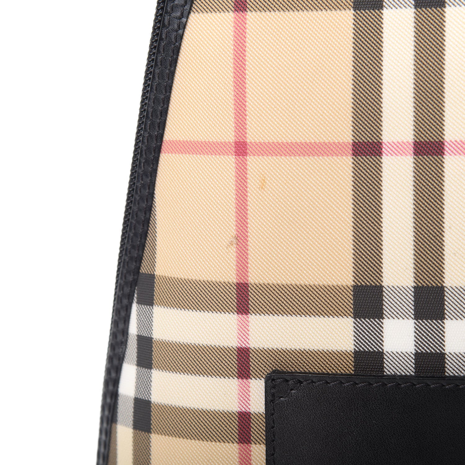 Burberry Canvas House Check Backpack Black 13 of 14