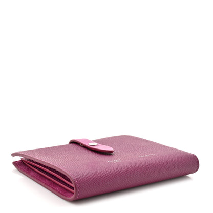 Celine Grained Calfskin Medium Multifunction Strap Wallet Magenta 4 of 11