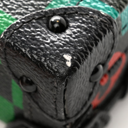 Louis Vuitton Damier Race Petite Malle Blue Vert 15 of 16