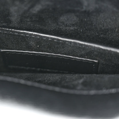 Saint Laurent Calfskin Monogram Sunset Chain Wallet Black 8 of 11