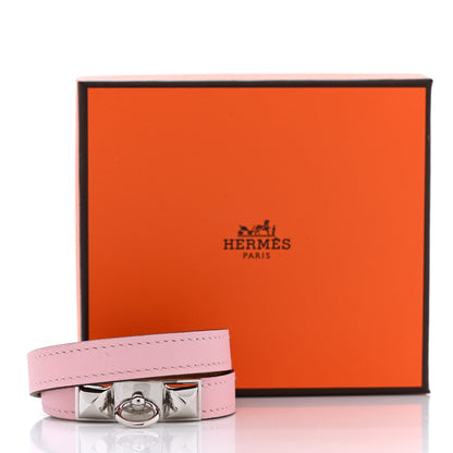 Hermes Swift Rivale Double Tour Bracelet T2 Rose Sakura 7 of 7