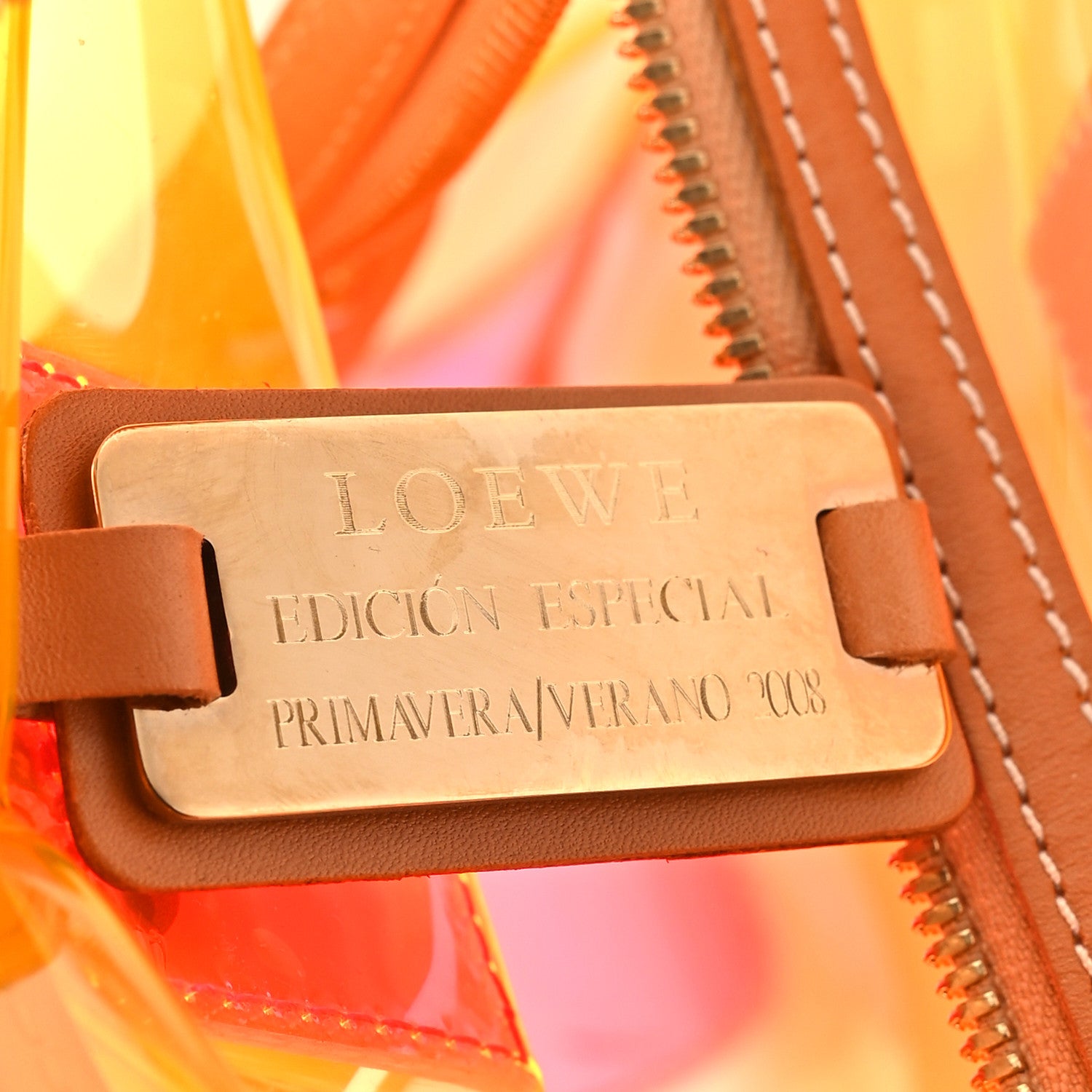Loewe PVC Amazona 36 Orange Yellow Multicolor 1845205 – FASHIONPHILE